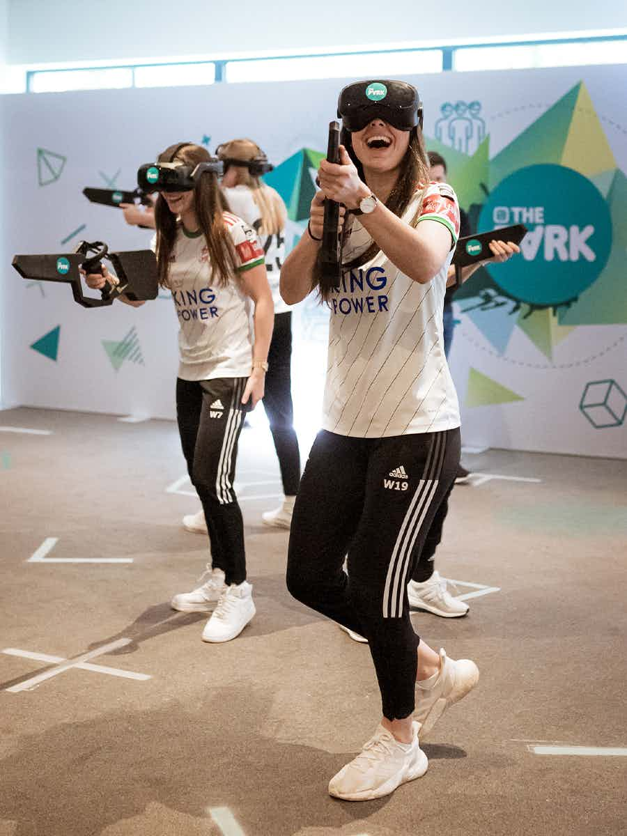 Picture of people playing VR in The Park Playground Leuven